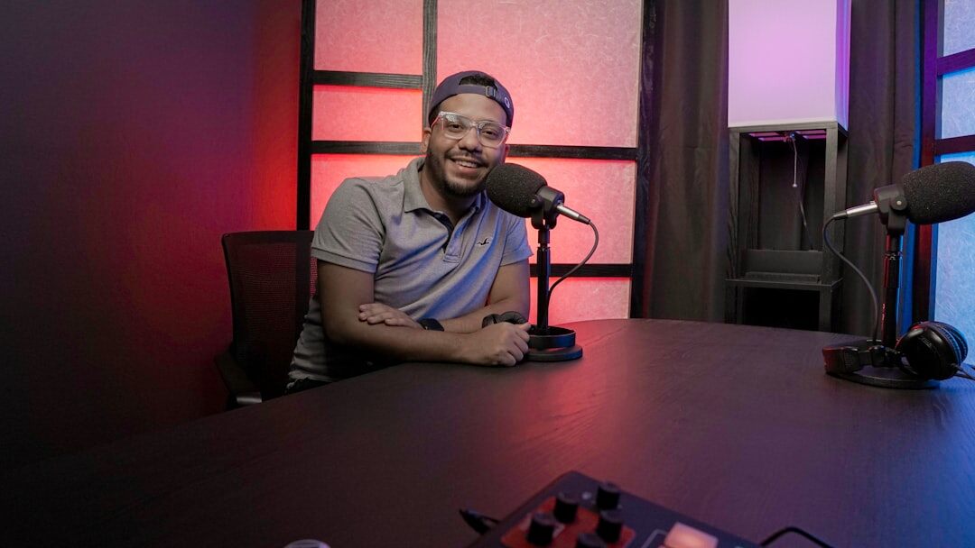 Portrait of a female broadcast supervisor smiling in a studio